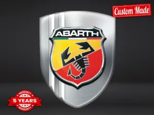 Fiat Abarth Rear Window Decals Cars Sports High Quality Pro